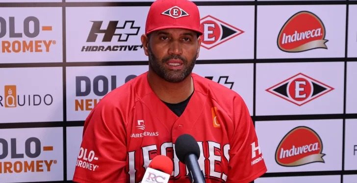 Albert Pujols se defiende tras polémica revisión del bate de Gustavo Núñez