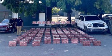 Ejército incauta contrabando de más de 500 mil cigarrillos tras persecución de una camioneta en Santiago Rodríguez