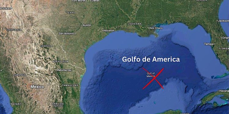 El golfo de México ya es en EE.UU. oficialmente golfo de América