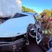 Al menos cinco personas heridas en accidente en la autovía del Nordeste