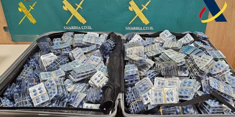 Hombre llegó a España desde RD con 20 mil pastillas de viagra