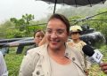 Aterriza de emergencia helicóptero en que viajaba la presidenta de Honduras