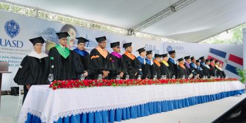 UASD inviste 2,558 nuevos profesionales en conmemoración aniversario de Mella y de la Independencia Nacional