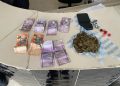 Policía Nacional ocupa 183 porciones de droga y detiene a varios implicados en operativos contra el microtráfico en SDN y Monte Plata
