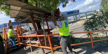 Alcaldía del DN recupera espacios públicos en el km 9 de la autopista Duarte