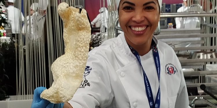 Dominicana Joayda Herrera gana plata en competencia de world chef en Italia