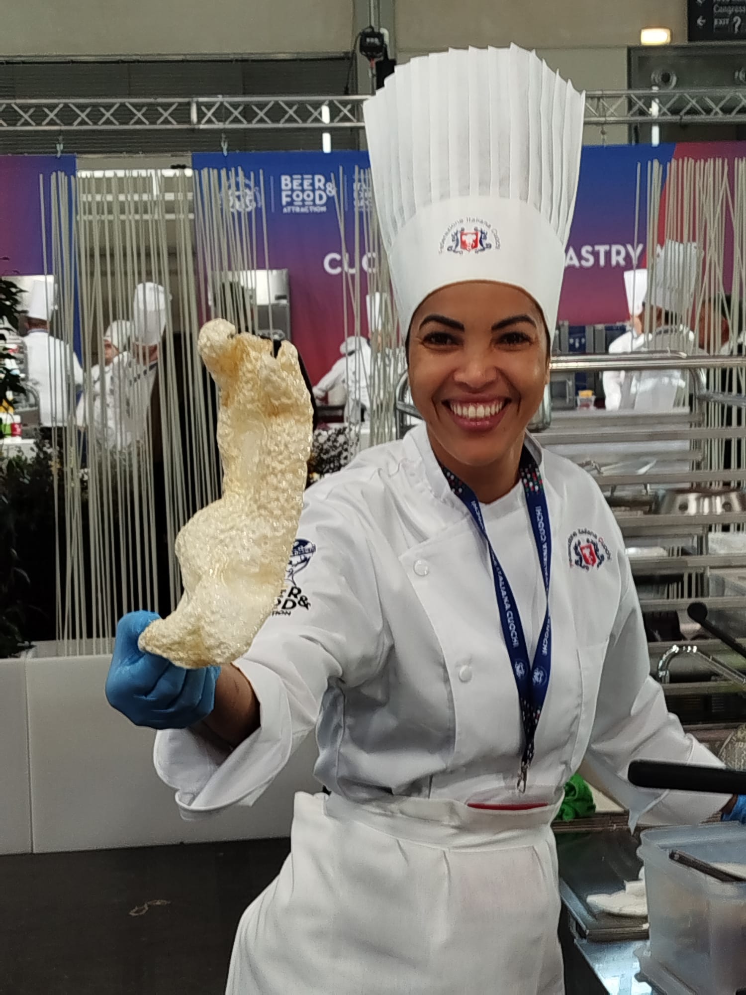 Dominicana Joayda Herrera gana plata en competencia de world chef en Italia