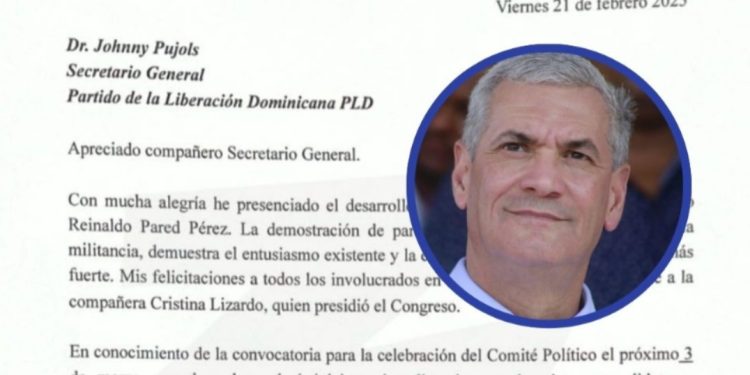 Gonzalo Castillo pide no ser considerado candidato presidencial del PLD