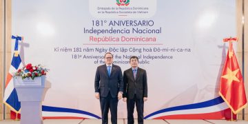 Embajada Dominicana en Vietnam realiza Brillante Acto de Conmemoración del 181 Aniversario de la Independencia de la República Dominicana