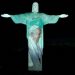 El Cristo Redentor de Río de Janeiro envía un mensaje de «fuerza» al papa Francisco