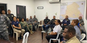 Fuerza de Tarea Conjunta se reúne para coordinar estrategias de seguridad en Baní