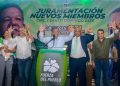 Un diputado, dos regidores y decenas de dirigentes del PLD se juramentan en la Fuerza del Pueblo