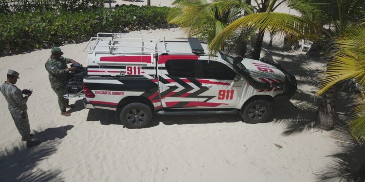 911 intensifica apoyo en la búsqueda de joven hindú desaparecida en Punta Cana con despliegue de equipos de drones