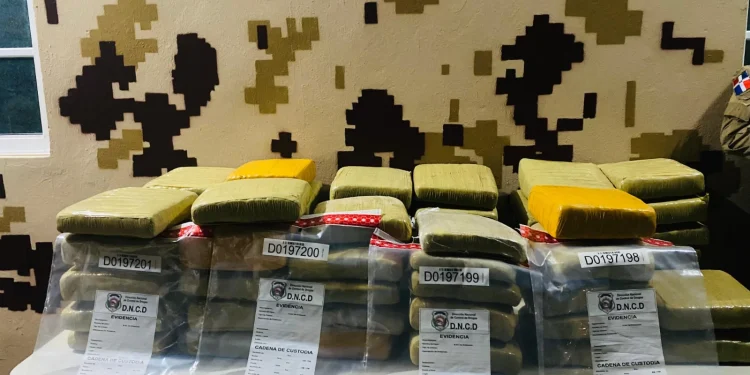 CESFRONT y DNCD decomisan más de 293 libras de presumible marihuana en Pedernales