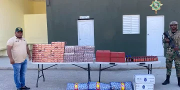 Decomisan mercancía en vivienda utilizada como centro de acopio en Elías Piña