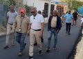 Senador de la provincia Duarte fiscaliza ejecución de obras en el municipio San Francisco
