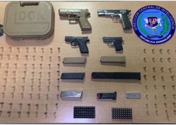 PN y MP incautan cuatro armas de fuego ilegales en Santiago durante operativos preventivos