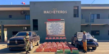 Ejército retiene dos camionetas con contrabando de 464 mil cigarrillos en Santiago Rodríguez