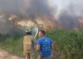 Se registra incendio forestal en la comunidad La Barbacoa de Las Terrenas