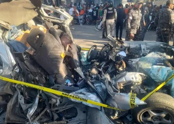 Dos fallecidos y ocho heridos durante accidente múltiple en la provincia Puerto Plata