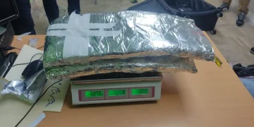 DNCD incauta dos paquetes de presumible cocaína en el Aeropuerto de Punta Cana