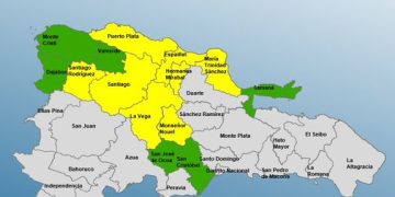 COE mantiene ocho provincias en alerta amarilla y seis en alerta verde por vaguada