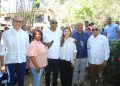 Carolina Mejía sostiene encuentro con dirigentes del PRM en San Juan