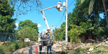 Edesur rehabilitó redes en la comunidad Semana Santa, San Cristóbal con una inversión de RD$3,261,694.94