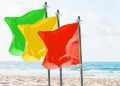 ¡Atención! Verde, amarillo y rojo: ¿Qué significan los colores de estás banderas en la playa?