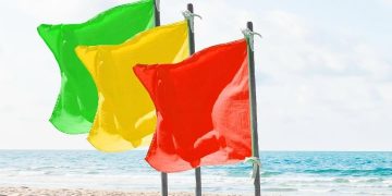 ¡Atención! Verde, amarillo y rojo: ¿Qué significan los colores de estás banderas en la playa?
