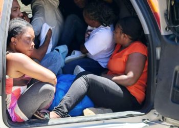 Otra jeepeta abandonada con haitianos indocumentados en San Juan