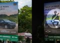 Santo Domingo Motors transforma vallas publicitarias de Chevrolet en señales de tránsito