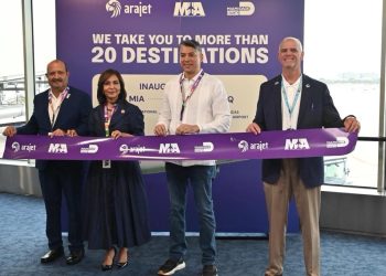 Arajet Airlines realizó histórico primer vuelo a los Estados Unidos