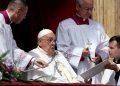Última aparición pública del papa Francisco antes de su muerte