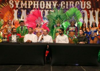 Symphony Circus ofrece detalles de su espectáculo “Imagination” en un encuentro con la prensa lleno de magia y personajes circenses