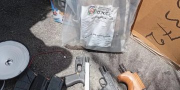Incautan armas, municiones y marihuana en Puerto de Haina