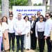 Regidores del PLD y alcalde Dio Astacio dan primer picazo para busto en honor a Juan de los Santos en Parque Italia