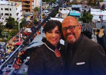 Maribel Espaillat se salvó gracias al heroísmo de su esposo, quien permanece en estado delicado