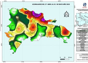 Indomet: Espaillat registra cifras históricas en lluvias