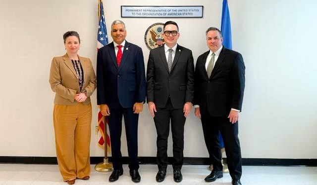 Diputados PARLACEN se reúnen con funcionarios del Departamento de Estado de EE.UU.