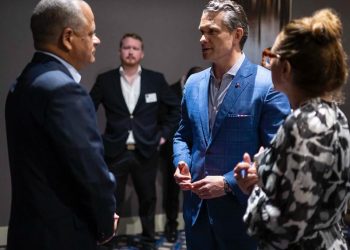 MIDE sostiene reuniones estratégicas con secretario de Defensa EE. UU. y el comandante del Comando Sur durante CENTSEC 2025