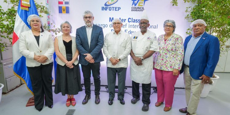 INFOTEP y TVET Council de Barbados fortalecen formación gastronómica con masterclass en Higüey y Santo Domingo