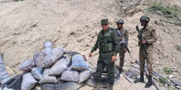 Autoridades incautan carbón y cigarrillos ilegales en operativo en Jimaní