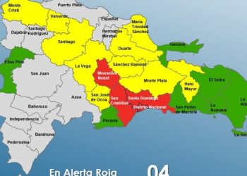 20 provincias y el DN bajo alerta por vaguada