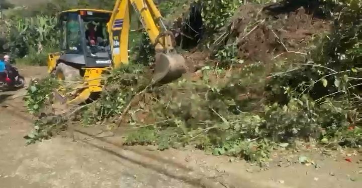 Solicita ayuda del gobierno por daños causados por las lluvias en Tireo