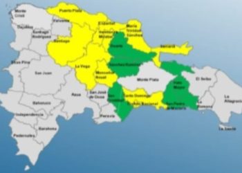 14 provincias y el DN bajo alerta por incidencia de vaguada