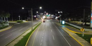 EDENORTE y Alcaldía de Santiago iluminan tramo de la Autopista Duarte en su llegada a la ciudad Santiago