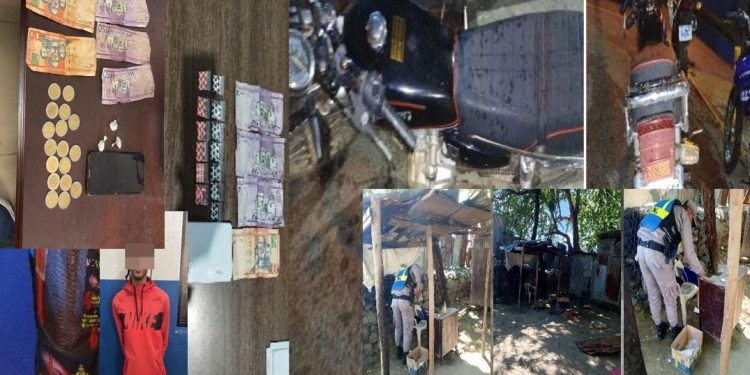 Policía Nacional desmantela punto de drogas y apresa a dos hombres con sustancias ilícitas en San Cristóbal