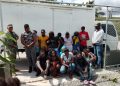 En un camión de carga cerrado fueron encontrados 18 inmigrantes indocumentados en San Juan de la Maguana
