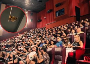 Techo se desploma en plena función de nueva película de destino final